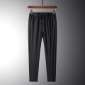 Kan Ice Silk Men'S Summer Ultra Thin Quick Drying Srts Leisure 9-int Pants Trend Loose Large Air Conditioning Trousers. 