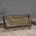 134 Keys Wood Keycaps MOA Profile Keyboard Keycaps for Cherry MX Switches Mechanical Keyboard.