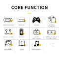SF3000 Mini Portable Handheld Game Player 4.5 Inch IPS Screen Retro Video -Option -Game console only-Option -Game console only. 