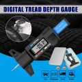 【AUDEW】0-25.4mm LCD Digital Tyre Tire Tread Depth Gauge Car Tire Measurer Tool Caliper Tyre Tread Depth Checker Vehicle Truck Bus. 