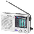 SW/AM/FM Radio Portable Pocket Emergency Radio LCD Display Dual Band Digital Radio World Receiver with Speaker Battery Operated. 