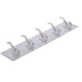 Transparent Plastic Glue Hooks Kitchen Bathroom Hooks Nail-free Wall Hanger. 