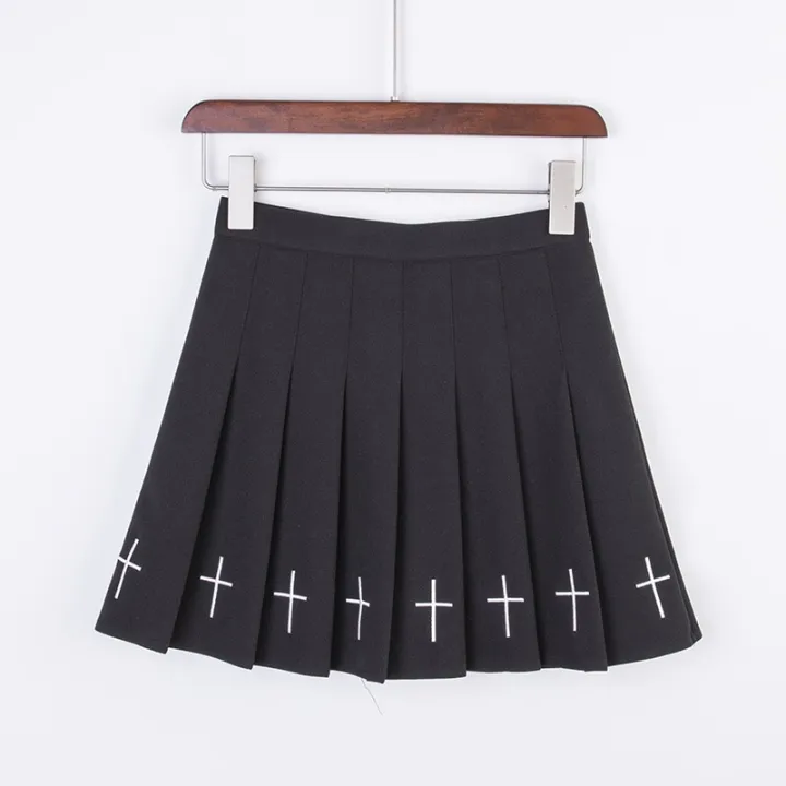 2020%20New%20Belt%20Pleated%20Skirt%20High%20Waisted%20Mini%20Skirts%20Harajuku%20Cool%20Girl%20Kawaii%20Punk%20Style%20Vintage%20Skirts%20-%20Image%202