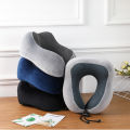U Shaped Memory Foam Neck Pillows Soft Travel Pillow Massage Neck Pillow Sleeping Airplane Pillow Cervical Bedding   ( China ). 