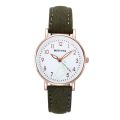 Luminous Watch Night Glowing Women Cute Leather Watches Simple Small Dial Quartz Clock Watch Wrist For Girls.