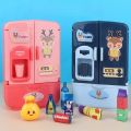 Mini Doll Fridge Fashion Furniture Kitchen Refrigerator For Barbie Accessories For Doll Dream House Play Toys Kids Pretend Play. 
