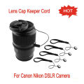 Multi Piece/wholesale Price Lens Cover Holder Keeper String Leash Strap Rope For Canon Nikon DSLR Camera Lens Cap Keeper Cord. 