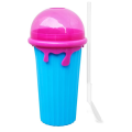 Slushy Maker Cup Slushie Cup Magics Freeze Squeeze Ice Cup Summer Smoothies Slushie Cups Ice Cream Maker for Home-B. 