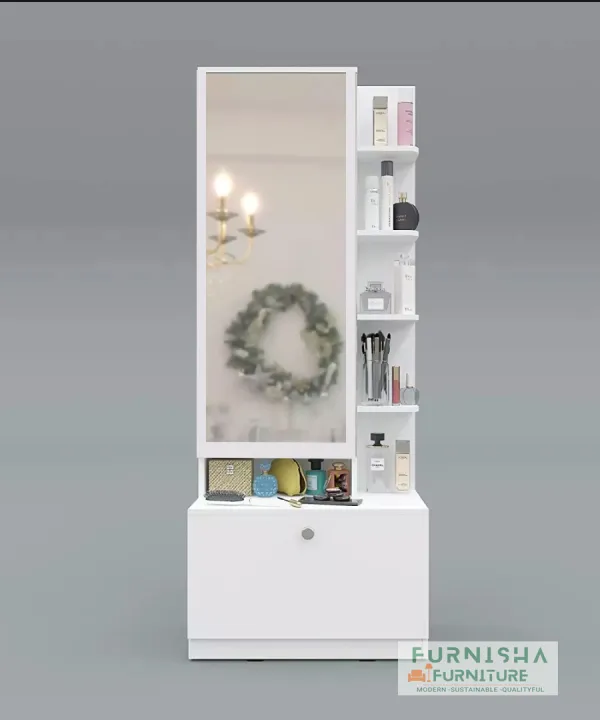 Modern%20Home%20Dressing%20Table%20with%20Mirror%20/%20Dressing%20Table%20with%20Inner%20Storage%20Desk,%20Makeup%20Table%20with%20Tri-Fold%20Mirror%20and%201%20Big%20Locker%20Drawer72/26''%20-%20Image%202