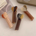 1/4Pcs Fashion Ponytail Elastic Hair Band Simple Telephone Wire Hair Accessories SUPER BABY.