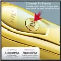 HTC AT-176 Professional Men's Hair Trimmer and Beard Trimmer for Hair Removal, Face, Head and Body Hair, LED Display, Hair Trimmer with Ultra Sharp Blades, Gift Man. 