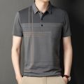 Korean Polo Shirts for Men Casual Short Sleeve Slim Fashion Shirts Loser Lione. 