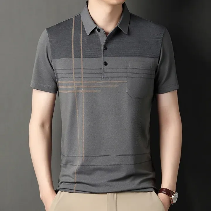 Korean%20Polo%20Shirts%20for%20Men%20Casual%20Short%20Sleeve%20Slim%20Fashion%20Shirts%20Loser%20Lione%20-%20Image%207