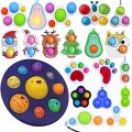 Fidget Simple Dimple Toy Fat Brain Toys Stress  Hand Fidget Toys For Kids  Early Educational Autism Special Need Toy. 