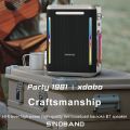 XDOBO Party 1981 300W Super Power Portable Wireless Speaker with Two Microphones-black. 