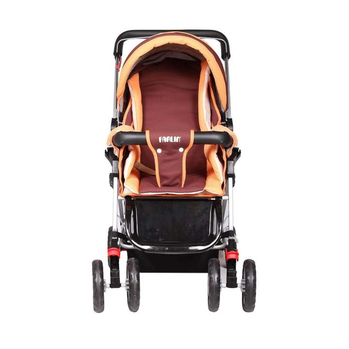 Farlin%20Baby%20Stroller%20Pram-%20Orange%20And%20Blue%20-%20Image%205
