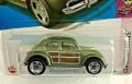 Hot Wheels Volkswagen Beetle Color Green, Scale - 1:64.
