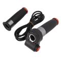 1Pair Electric Vehicle Throttle Accelerator Double Handle Grip SetV. 