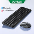 UGREEN Mice and Keyboard Wireless Bluetooth & 2.4GHz Keycaps for Laptop MacBook iPad PC Tablet Bluetooth Keyboard.