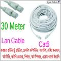 30 Meter Cat6 RJ45 Ethernet LAN Network Cord Cable Lead 10/100/1000 Mbps. 