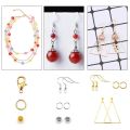 Jewelry Findings Tools Set Alloy Accessories Earring Hooks Clip Buckle Lobster Clasp Open Jump Ring Jewelry Making Supplies Kit. 