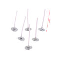 100Pcs/set Smokeless Candle Wicks Soy Wax Pure Cotton Core 4cm DIY Candle Making Pre-waxed Wick For Party Supplies Tetuo. 