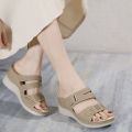 Summer Women Platform Slippers Fashion Retro Casual Beach Shoes Female Orthopedic Sandals Peep Toe Comfort Sandalias De Mujer.
