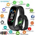 【Lejia】M6 Smart Watches Apple Xiaomi Android Smartwatch Men Women Smart Watch Heart Rate Sports Bracelet Bracelet.