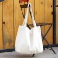 Fashion Big Beach Tote Bag High Capacity Minimalist Canvas Bag Tote Bags Solid Color Multifunction Handbags For Ladies.