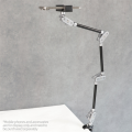 Magic Arm Bracket 3 Section Aluminum Alloy Rotating Telescopic Multifunctional Universal Desktop Fixtures. 