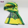 Brazil National Football Team Scarf Knitted CBF Logo Fan Muffler. 