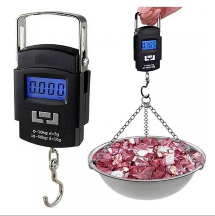 PORTABLE ELECTRONIC SCALE DIGITAL WEIGHT MACHINE 50KG