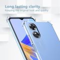 Oppo A78 4G Premium Silicone Case Crystal Clear Soft TPU Ultra-Thin Transparent Flexible Protective Mobile Phone Back Cover.