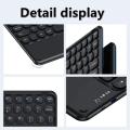 Travel Ultra-Slim Wireless Keyboard with Touchpad for ipad 10-Inch Rechargeable Portable Bluetooth Keyboard for Windows Android. 
