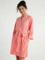 Premium Cotton Waffle Bathrobe – Lightweight Knee-Length Spa Robe.