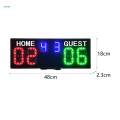 Digital Scoreboard LED Score Board Score Counter Electronic Scoreboard for Football. 