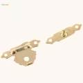 24pcs Wooden Triangle Flower Metal Hasp Clasp Latch Jewelry Box. 