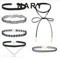 Women Necklaces Hollow Out Bow-knot Choker Necklaces. 