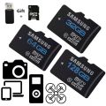 COD+Free Send adapter + card reader+100% original authentic 【Gift】 Samsung Micro SD Memory Card 512GB 256GB 128GB 64GB Class10 TF Card + Reader. 