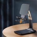 Phone Stand Adjustable Gravity Metal Table Desktop Cell Phone Stand Foldable Desk Phone Holder Stand (1pich).