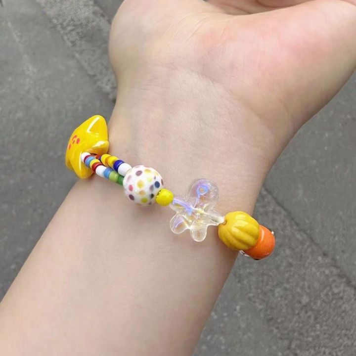 Colorful%20Beaded%20Bracelet%20Sweet%20Simple%20Stretch%20Rainbow%20Star%20Cute%20Heart%20Bracelet%20NOVO%20-%20Image%203