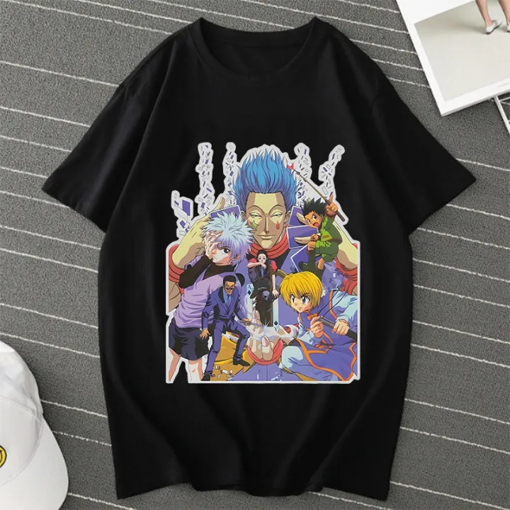 Anime%20Hunter%20X%20Killua%20Zoldyck%20T%20Shirts%20Men/women%20HXH%20T-shirt%20Casual%20Plus%20Size%20Streetwear%20Summer%20Men%20Clothing%20Tops%20-%20Image%202