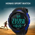 HONHX Luxury Brand Mens Sports Watches Dive 50M Screen Cutting Digital LED Military Watch Men Casual Electronics Wristwatches. 