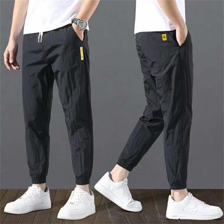 Breathable%20Men's%20Pants%20Comfortable%20Casual%20Ice%20Silk%20Jogging%20Pants%20Loose%20Fit%20Sports%20Summer%20Trousers%20for%20Summer%20Wear%20Athletic%20Apparel%20Casual%20Outfit%20Men's%20Clothing%20Street%20Fashion%20-%20Image%204