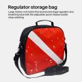 Portable Nylon Dive Flag Scuba Diving Protective Regulator Bag with Zipper Carry Handle. 