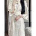 Cheongsam inverted big sleeves, ethnic style inverted girl, autumn 2023, young new Chinese temperament, spring and autumn to improve daily life. 