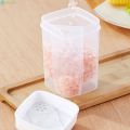 Measured Seasoning Jar with Double Lid Multipurpose Clear Spice Storage Box Sealed Condiment Bottle Reusable Spice Dispenser Spice Container Tools Kitchen Seasoning Bottle. 