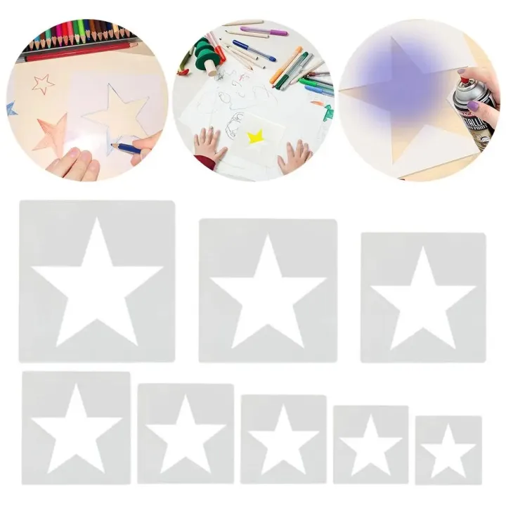 8%20PCS%20Large%20Star%20Template%20Stencils%20for%20Different%20Sizes%20Painting%20Template%20Wall%20Art%20Decor%20Haandmade%20Crafts%20Accessories%20-%20Image%204