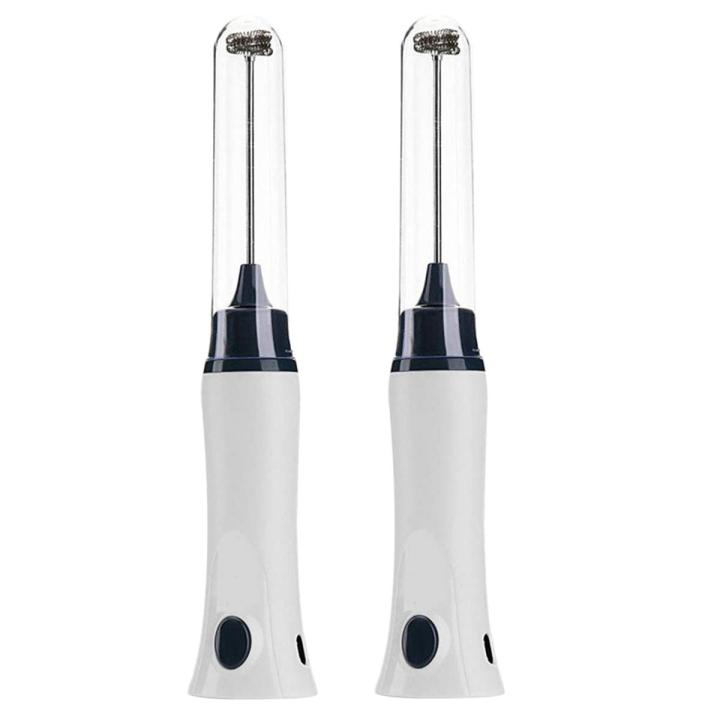 ICQURBT 2X Handheld Electric Coffee Mixer Frother Automatic Milk Beverage Foamer Cream Whisk Cooking Stirrer Egg Beater
