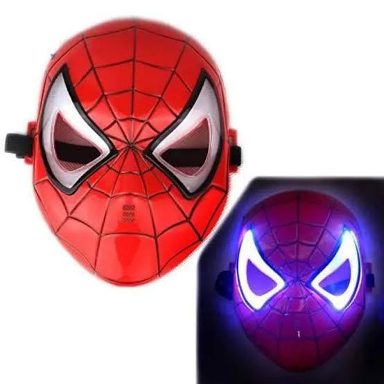 High Quality Marvel Avengers Spider Man Mask with Led Light For Kids